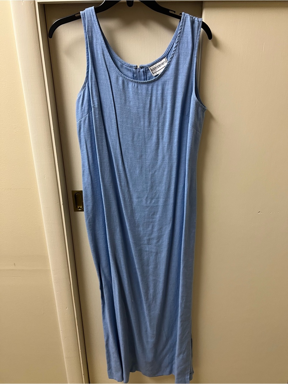 karin stevens Light Blue Sleeveless Maxi Dress